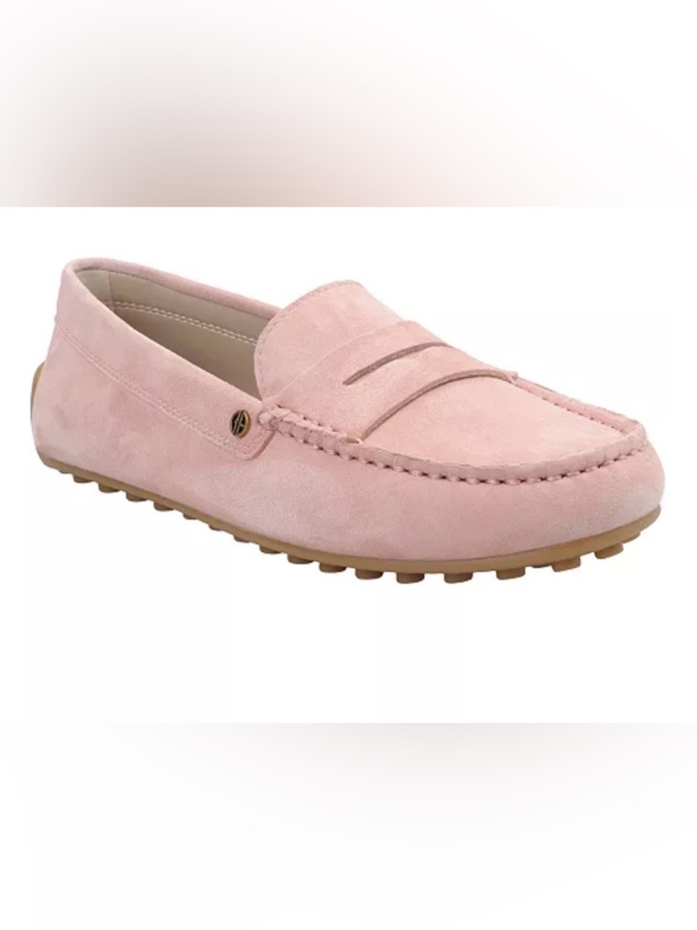 Giani Bernini Pink Suede Comfy Penny Loafers